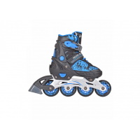 ДЕТСКИЕ РАЗДВИЖНЫЕ РОЛИКОВЫЕ КОНЬКИ ACTION BLUE-BLACK 2