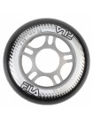 Набор колес для роликовых коньков FILA 80 mm. /82A black