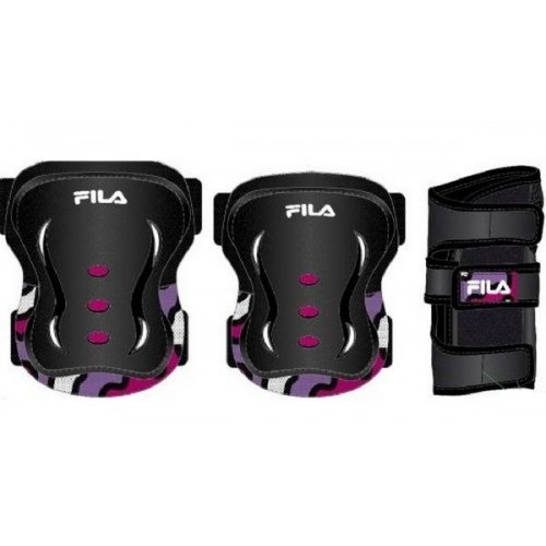 Защита FILA 3 предмета FP JUNIOR G black/pink