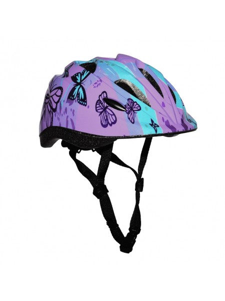 Шлем детский Butterfly фиолетовый с регулировкой размера