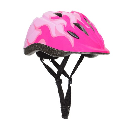 Шлем детский Flame розовый с регулировкой размера