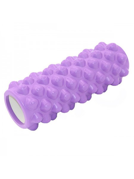 Ролик для йоги B33071 33х14см фиолетовый