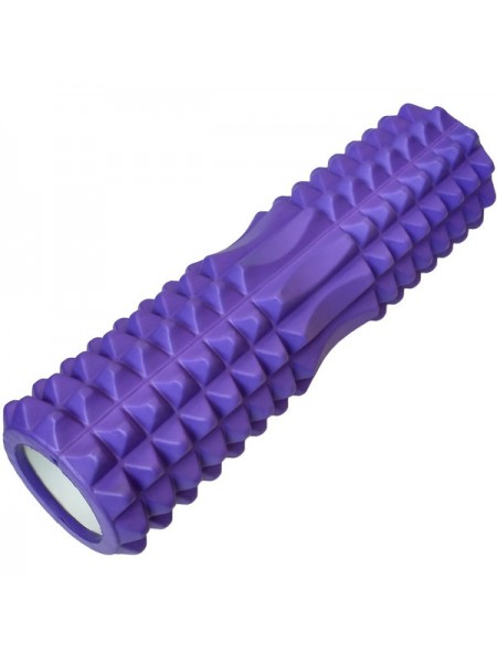 Ролик для йоги B33119 45х13см фиолетовый