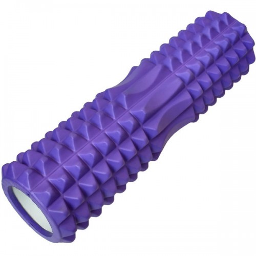 Ролик для йоги B33119 45х13см фиолетовый