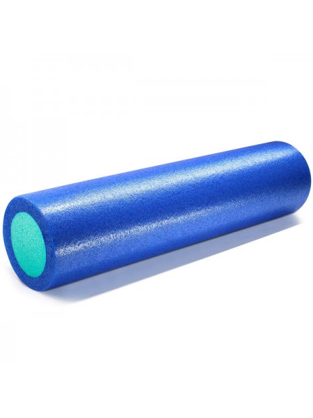 Ролик для йоги полнотелый 2-х цветный PEF100-61-A 61х15см сине-зеленый