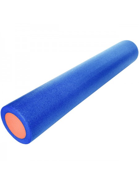 Ролик для йоги полнотелый 2-х цветный PEF100-91-B 91х15см синий/оранжевый