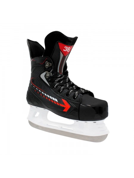 Хоккейные коньки для проката Rental 2 Red/ Black