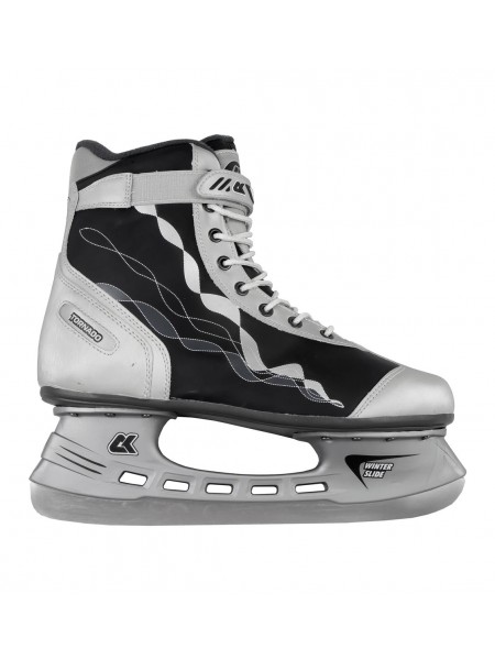 Хоккейные коньки СК (Спортивная Коллекция) Tornado серый