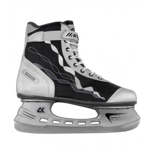 Хоккейные коньки СК (Спортивная Коллекция) Tornado серый