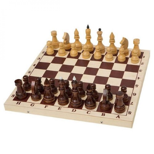 Шахматы турнирные утяжеленные в комплекте с доской 400*200*55 Орловская ладья