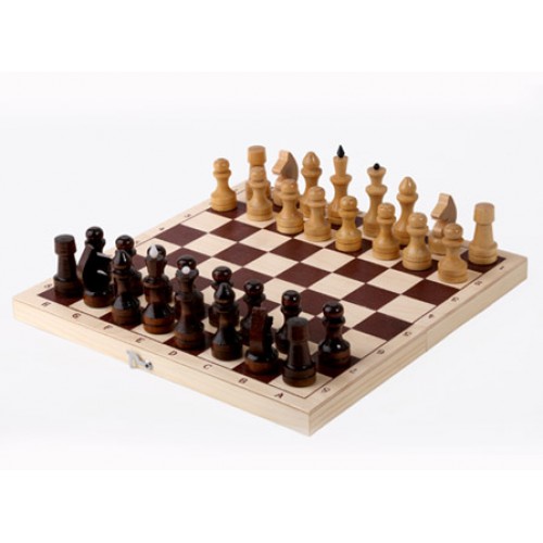 Шахматы обиходные лакированные с доской 290*145*38 Орловская ладья