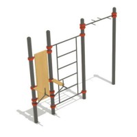 Вертикальный пресс шведская стенка турник круглый профиль D89