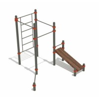 Спортивный комплекс мини круглый профиль D89