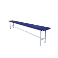 Скамейка для раздевалки 2000 мм сиденье с мягкой прослойкой