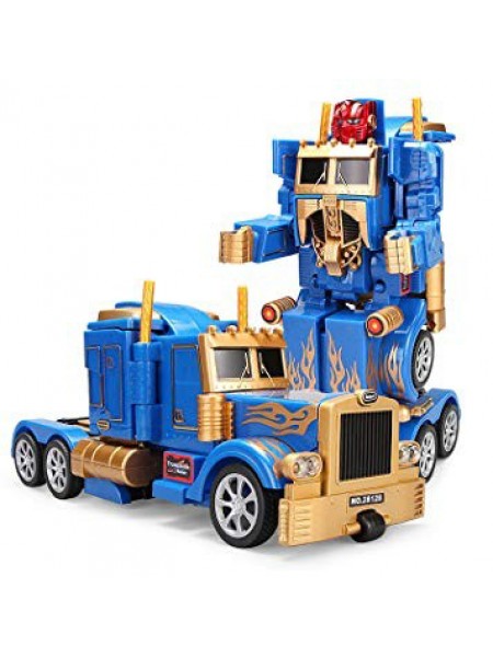 Радиоуправляемый робот трансформер грузовик Feng Yuan 28128-Gold