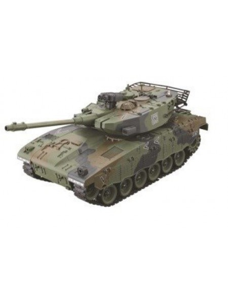 Радиоуправляемый танк Israel Merkava зеленый масштаб 1:20 27Мгц Household 4101-10