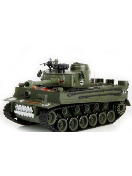 Радиоуправляемый танк German Tiger Green масштаб 1:20 40Mhz Household 4101-2