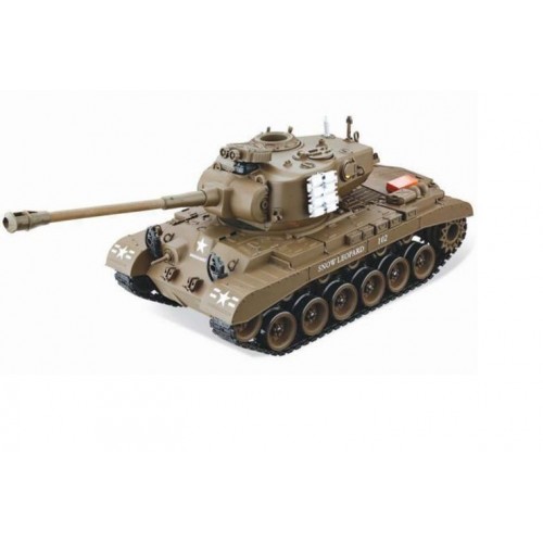 Радиоуправляемый танк M26 Pershing (Snow Leopard) зеленый масштаб 1:20 27Мгц Household 4101-3