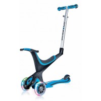Самокат детский GLOBBER EVO 5 IN 1 LIGHTS (свет.п.к.) голубой