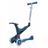 Самокат детский GLOBBER EVO 5 IN 1 LIGHTS (свет.п.к.) синий