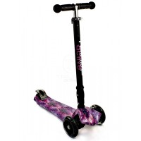 Самокат детский Triumf Active SKL-07CLP Maxi Flash Plus Print Space