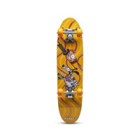 Скейтборд Atemi ASB24D03 желтый с рисунком