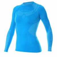 Футболка женская длинный рукав Brubeck DRY голубой