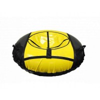 Тюбинг Вихрь d-120 см черный-желтый