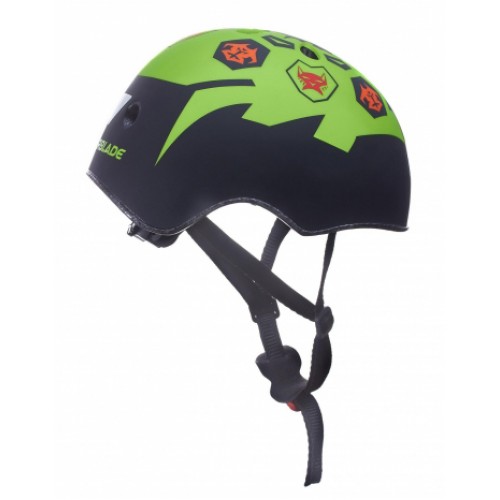 Шлем защитный Fila Junior G Helmet черный/зеленый