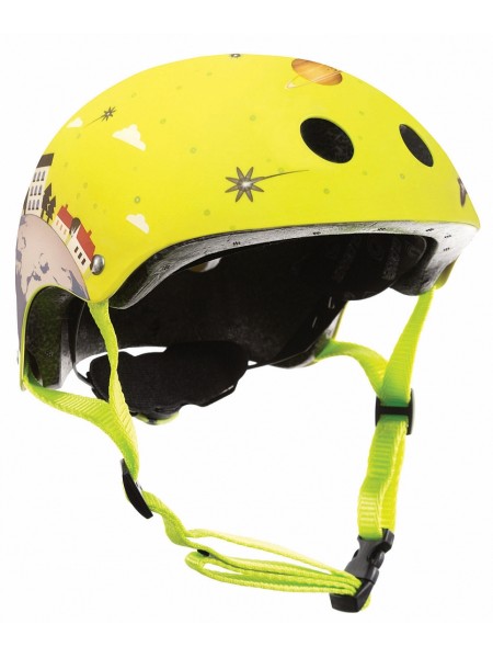 Защитный шлем GLOBBER PRINTED JUNIOR зеленый