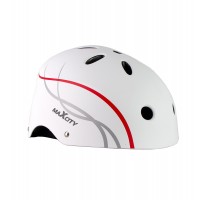 Шлем MaxCity Roller Liner белый