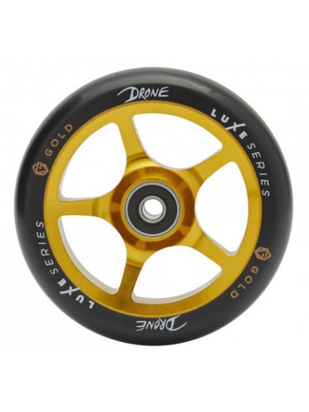 Колесо для самоката DRONE Luxe Series Wheels - Gold (gold) - 110 mm.
