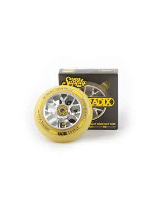 Колесо для самоката EAGLE Supply Wheel Radix Chunky X6 115 mm. - Silver/Yellow