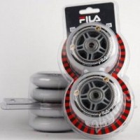 Набор колес для роликовых коньков  84 mm /83 A+подшипник ABEC 7 +AS