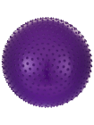 Мяч гимнастический массажный GB-301 65 см, антивзрыв, фиолетовый
