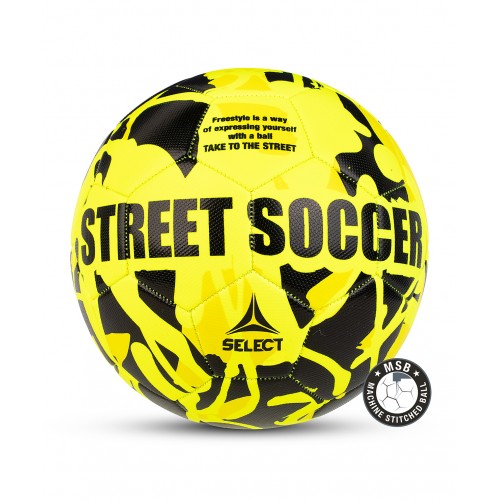 Мяч футбольный STREET SOCCER, размер 4,5, жел/черн (для асфальта)