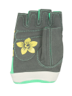 Перчатки для фитнеса SU-112, серые/мятные/желтые