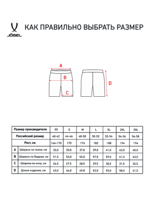 Шорты игровые DIVISION PerFormDRY Union Shorts, красный/ темно-красный/белый