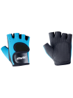 Перчатки для фитнеса SU-107, синие/черные