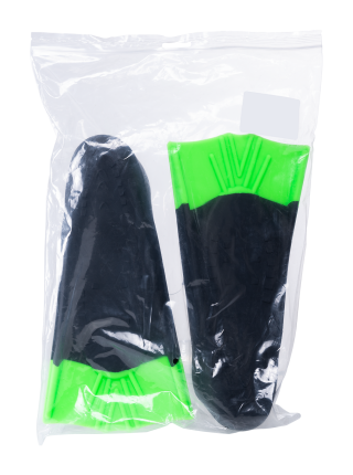 Ласты тренировочные Aquajet Black/Green, XS