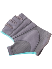 Перчатки для фитнеса SU-127, мятный/серый