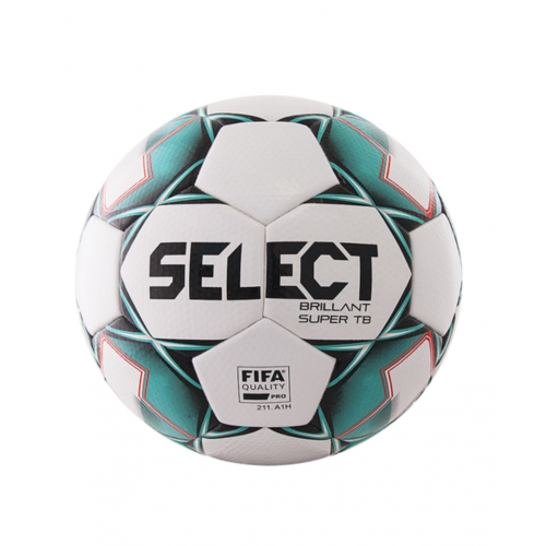 Мяч футбольный Brillant Super TB FIFA 810316, №5, белый/зеленый/черный