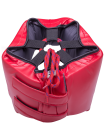 Шлем открытый детский Orbit, HGO-4030, кожзам, красный
