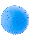 Мяч гимнастический массажный GB-301 75 см, антивзрыв, синий