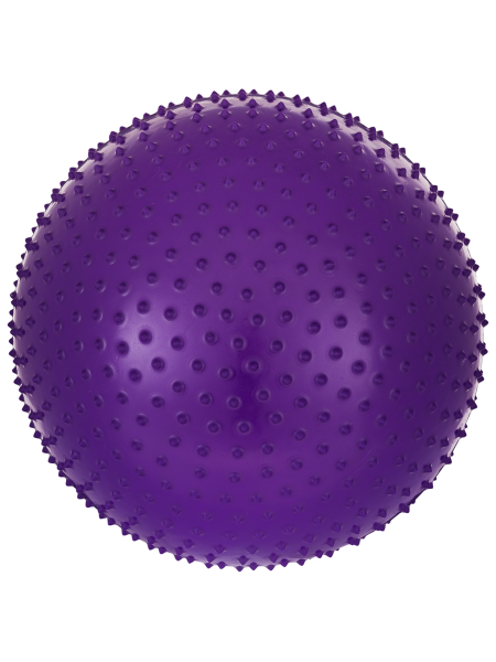 Мяч гимнастический массажный GB-301 75 см, антивзрыв, фиолетовый